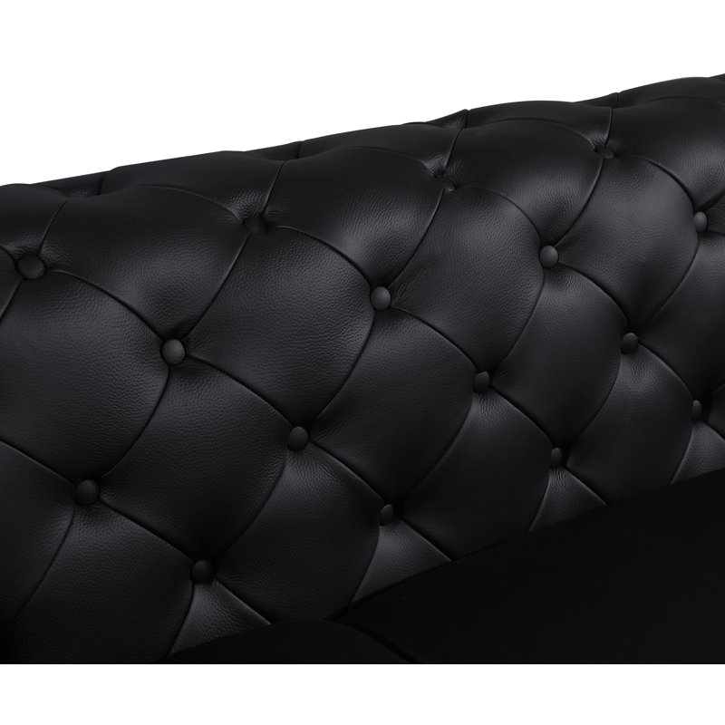 Causeuse 100% cuir italien Top Grain