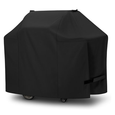Black 420D PU-Coated Grill Cover