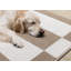 Tapis d'intérieur moderne brun clair à motif géométrique-516276650