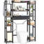 Armoire de rangement sur 11 niveaux avec 2 tiroirs, rangement pour salle de bain et tablette réglable-1587609783