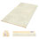 Ensemble de comptoir en quartzite 72 po / 6 pi avec bordure Ora