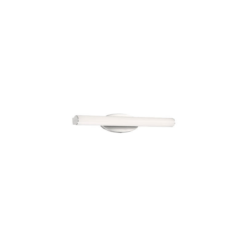 Mini Loft Dimmable LED Bath Bar, 4.5" H x 18" W x 3" D, Brushed Nickel