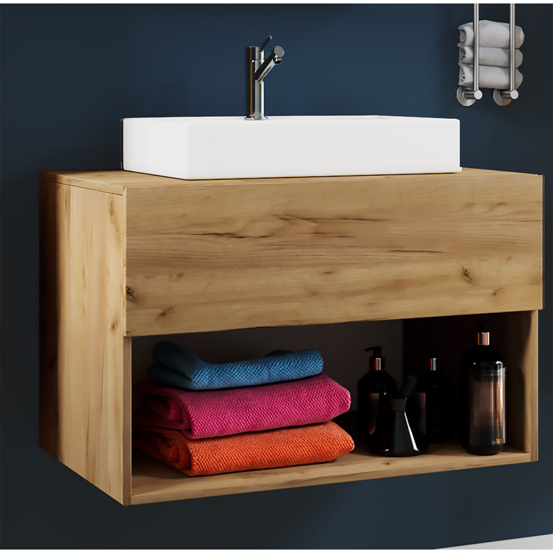Raynita Bathroom Vanity with Basin, Wood