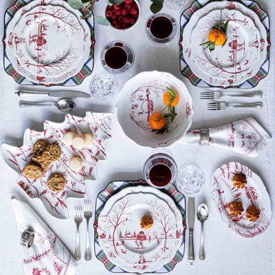 Country Estate Winter Frolic Centerpiece Bowl