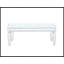 Table basse à miroir argenté-185371687