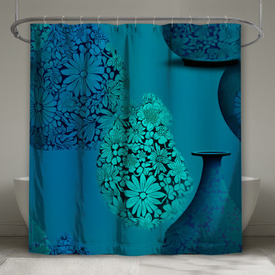 Rideau de douche Floral Vase - Decor