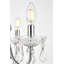 Lustre classique / traditionnel à 4 lumières de style bougie avec détails en cristal Dagmar-32478748
