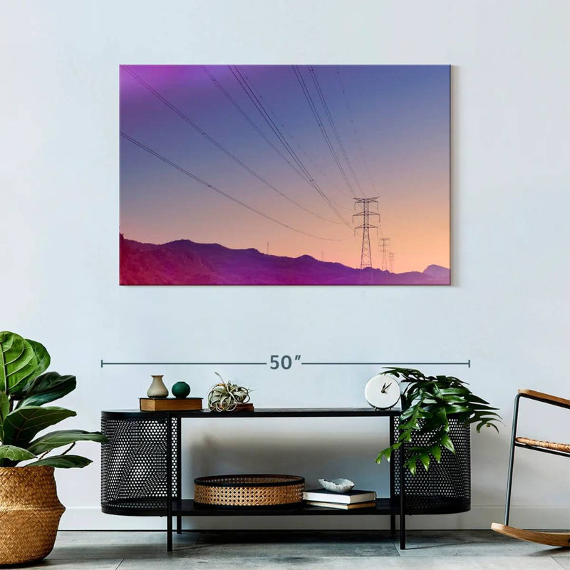 Lilie Power Lines, 30" H x 45" W