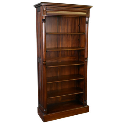 Nijaz Open Bookcase - Light Brown Walnut