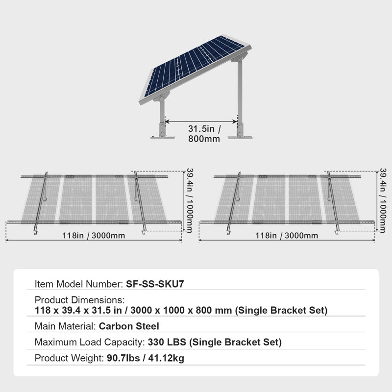 116.8cm W Metal Storage Rack