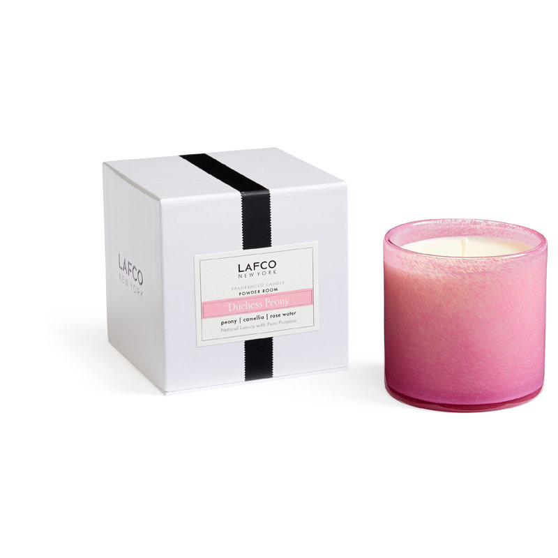 Duchess Peony Scented Jar Candle, 4" H x 4" W x 4" D
