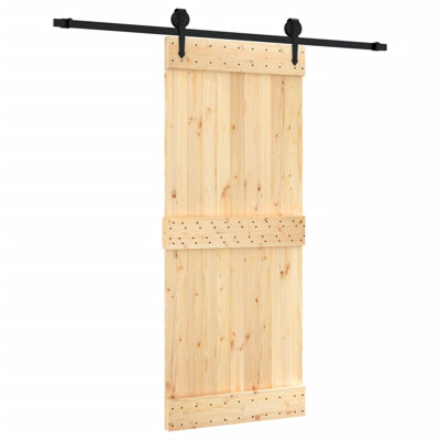 Porte coulissante avec quincaillerie Vidaxl