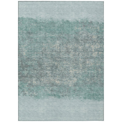 Machine Washable Indoor/Outdoor Eden ACN2214 Striped Rug