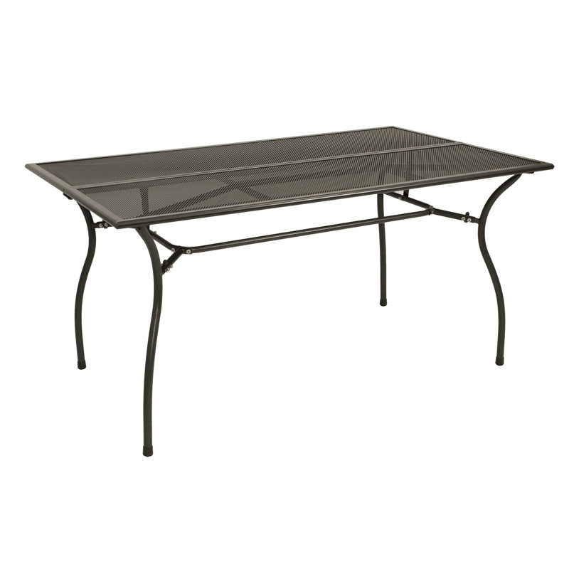 Wimberley Rectangular Metal Outdoor Dining Table , 150cm cm W 90cm cm D