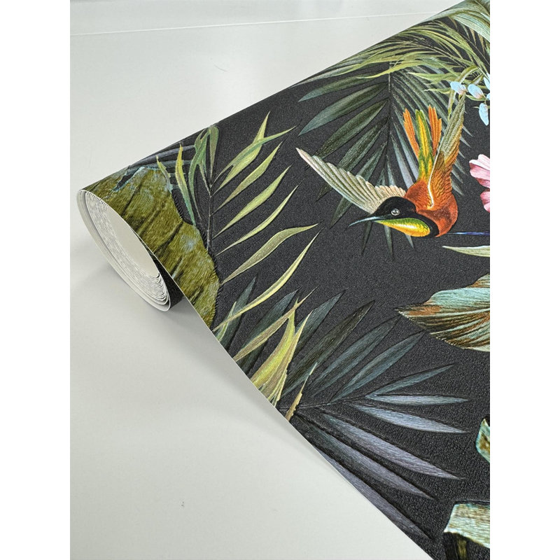 Alyette 10m x 53cm Textured Matte Non-Pasted Wallpaper Roll
