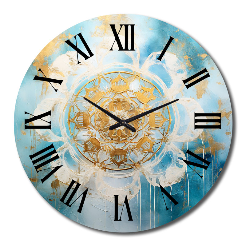 Horloge murale Divine Mandala, Grand