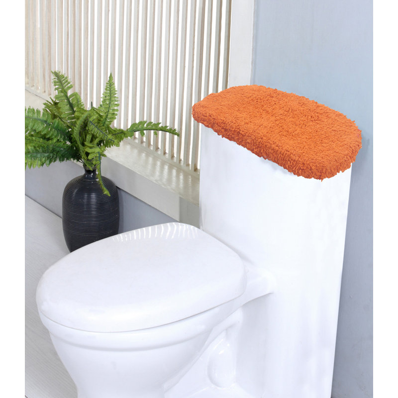 Tapis touffeté 100% coton Bublitz, très doux et lavable à la machine 10 po x 22 po, Terracotta