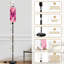 Lampe sur pied moderne avec télécommande à DEL à intensité variable, abat-jour réglable, papillon rose, ruban de sensibilisation aux ailes florales, vibrant pour le salon, la chambre et le bureau