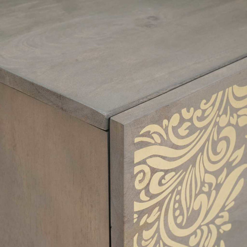 40cm W Solid Wood Bedside Table