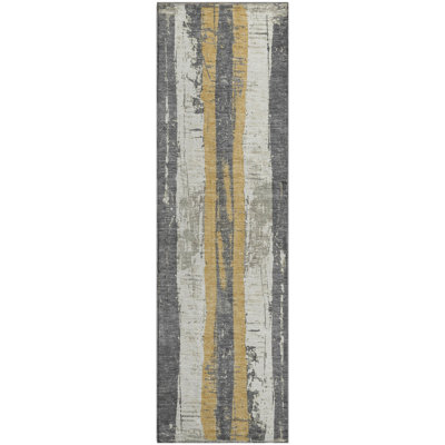Premium Machine Washable Crestover AMF1872 Stripes Rug
