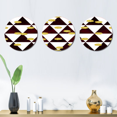 Abstract Wall Decor on Metal