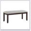 Banc de chenille foncé 1pc