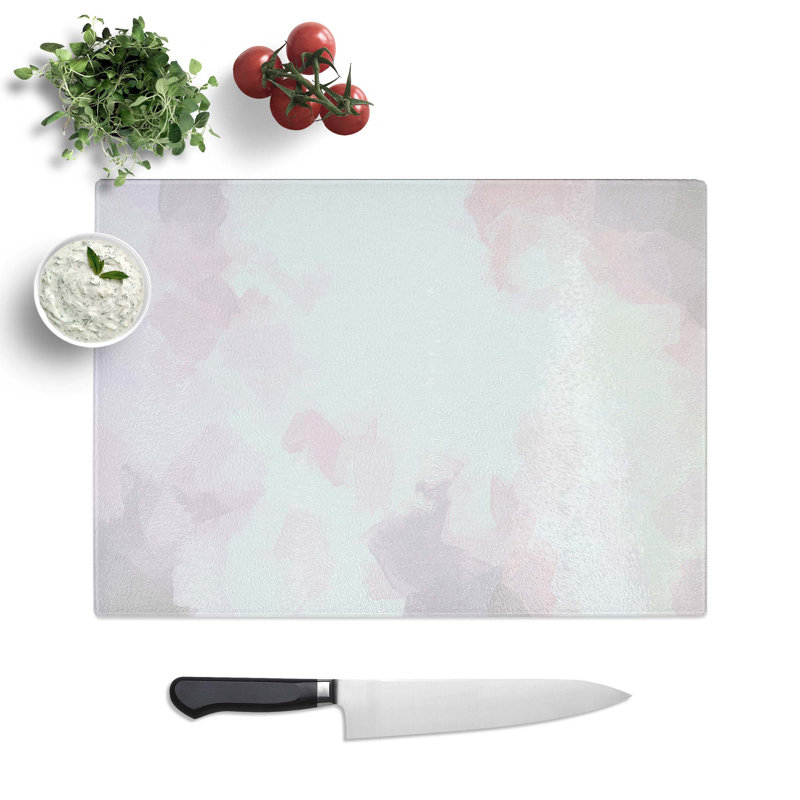 Tempered Glass Beauty of Clouds Chopping Board, 39 cm W x 28.5 cm L