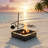 Iron Square Fire Ring, Sturdy Fire Basin Composed Of 4 Parts, Comes With A Screwdriver, Easy Assembly And Disassembly In Minutes. Black.
