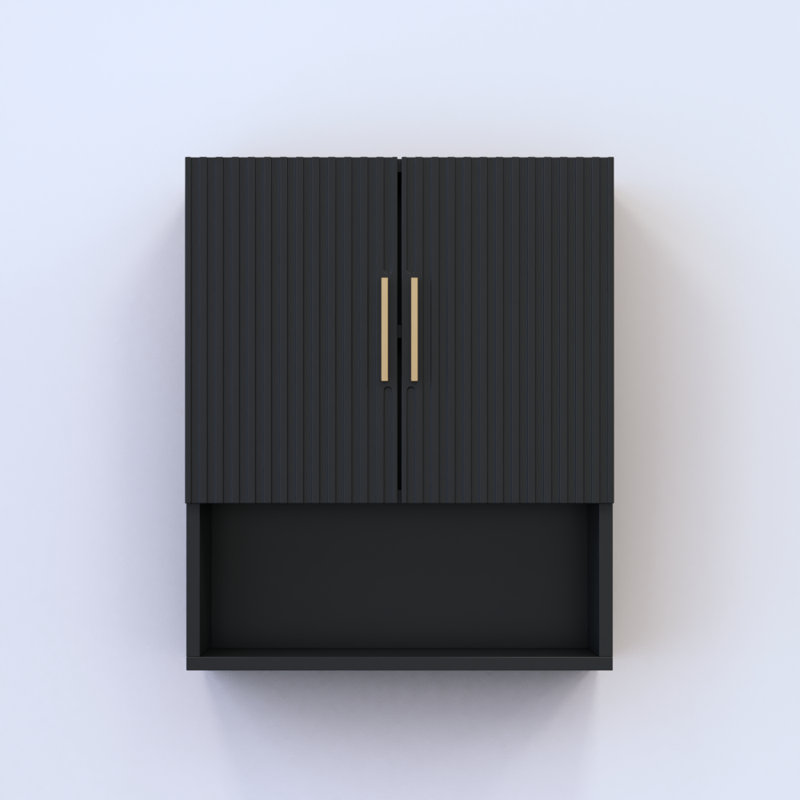 Madera 07 Over the Toilet Cabinet, Black