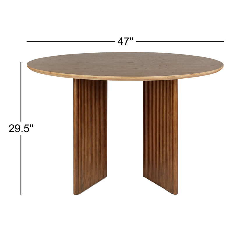 Atwell Dining Table Round Walnut _x000D_