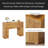 Wood Console Table For Entryway, Farmhouse Entryway Table With Unique Carved Design, 43" Sofa Table Behind Couch For Living Room, Hallway, Entrance, Foyer-125125159