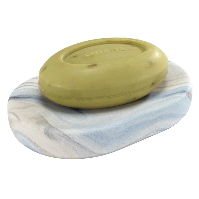 Waves Bath Blue Soap Dish