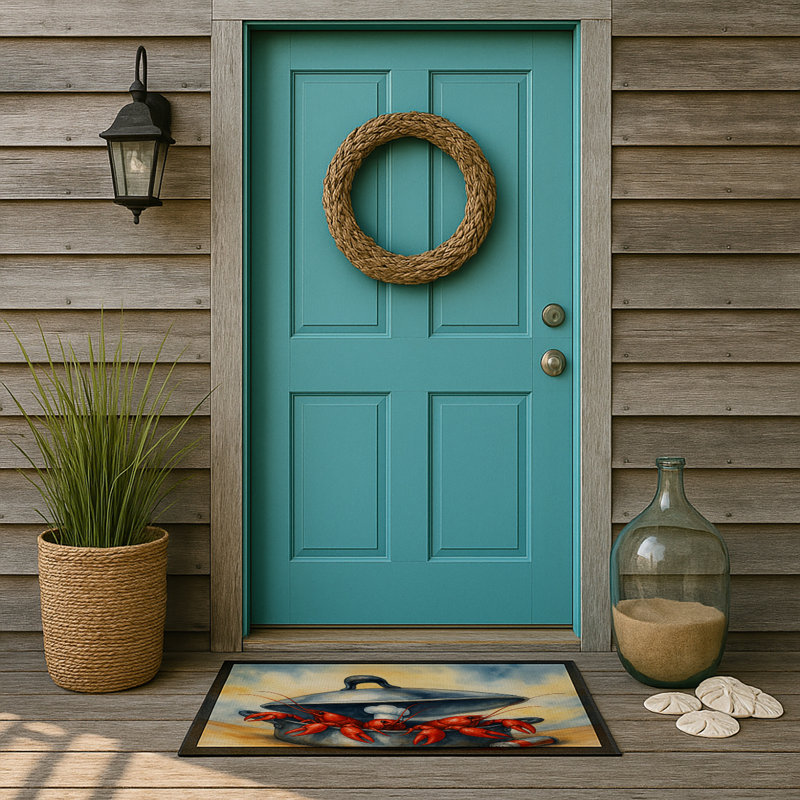 Crawfish Cooking Doormat, 18" W x 27" L