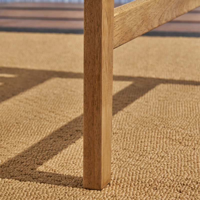 Outdoor Acacia Wood Adirondack Dining Chairs (, Natural