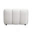 Chaise en lin blanc ivoire