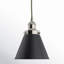 Luminaire suspendu conique à 1 lumière Rouvin-86624296