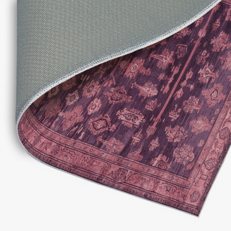 Tapis intérieur et extérieur brun Overdyed, Rectangulaire 2 pi x 3 pi