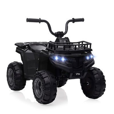 Kids Ride On Atv 12v Battery Powered Electric Vehicle With Remote Control 4-wheeler Quad Car Led Lights 2 Speeds Treaded Tires -  Yesurprise, PTO_0Z06AGBQ-PY