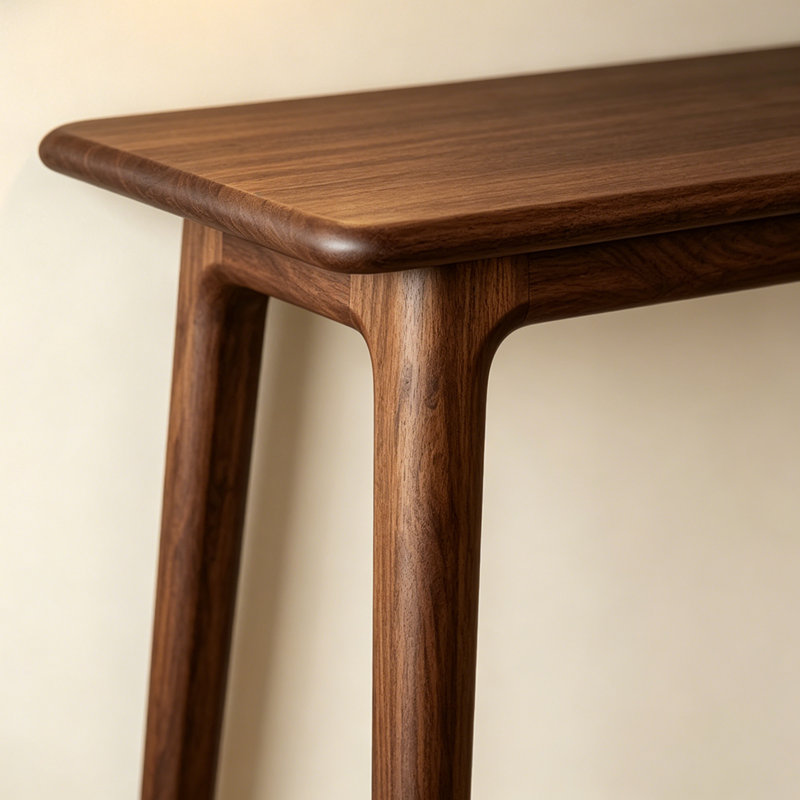 Chinese-style simple console table, 32.3" H x 55.1" W x 13.8" D