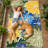 ZonLi Tropical Floral Indoor/Outdoor Rug, 6' x 9', Yellow/Blue, Waterproof, Washable, Non-Slip-129467906-129467911