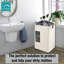 Fabric Rolling Laundry Hamper with Handles-71296953