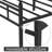 Metal Bed Frame With Headboard Twin Sized-1990209573
