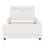 Modern Upholstered Platform Bed Featuring Under-Bed Drawer-1521073386