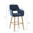 Benjain Counter Stool With Arm-1415767209