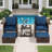 5 Piece Outdoor Patio Furniture Set With Ottomans Wicker Patio Conversation Set (Rattan)-1787687017-1787687016