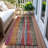 Machine Washable Indoor/Outdoor Xhevrie Putty Rug-800031556