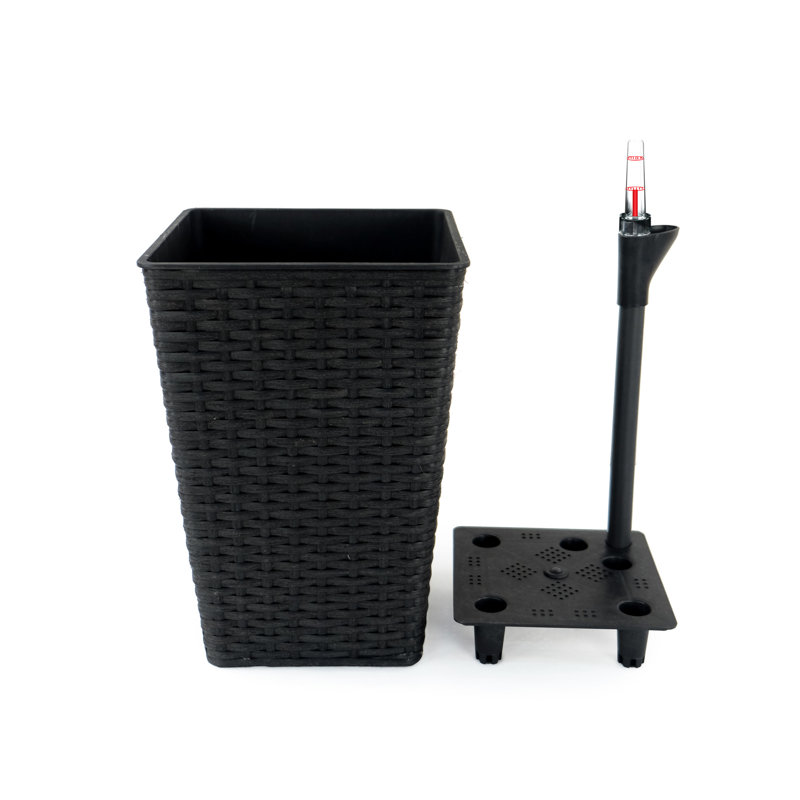 Self-Watering Square Planters - 2 Hand Woven , To Harsh Weather For Indoor And Outdoor Use In , Creating A Calming Atmosphere Indoors Outdoors
