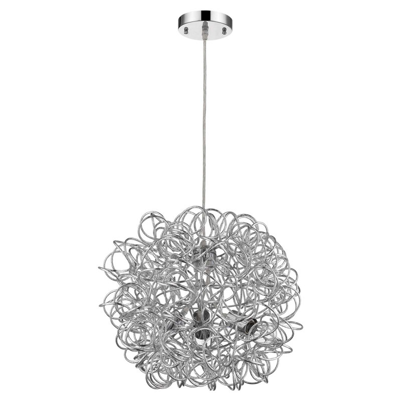 Harning 3 - Light Dimmable Globe Chandelier
