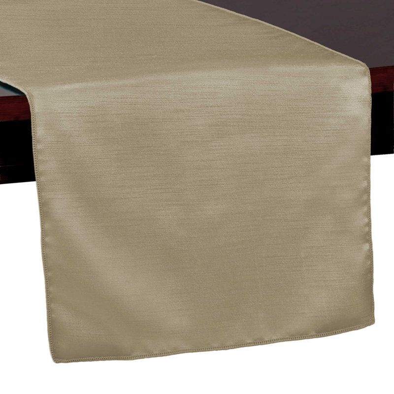Majestic Table Runner, 3, Cafe Khaki, 90" x 14"