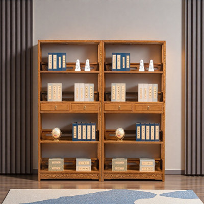 New Chinese Minimalist Style Bookcase